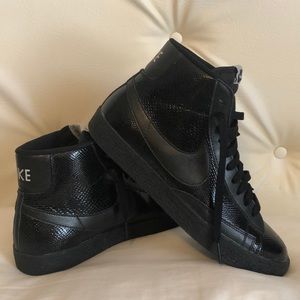 Nike High Top Patent Sneaker